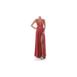 Sukienki krótkie Elisabetta Franchi AB80292E2. Różowe sukienki damskie Elisabetta Franchi, bez wzorów, bez kołnierzyka, z krótkim rękawem, krótkie, mini. Za 1576,96 zł.