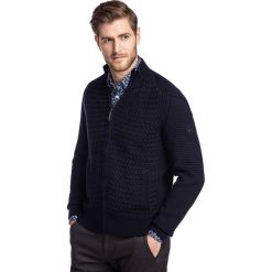 Sweter GIORGIO SWGR000282. Pomarańczowe swetry męskie Giacomo Conti, na zimę, m, z aplikacjami, z bawełny, eleganckie, z golfem, bez kaptura. Za 499,00 zł.
