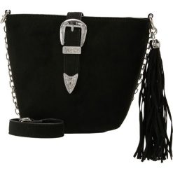 Torebki klasyczne damskie: Miss Selfridge WESTERN BUCKET X BODY Torba na ramię black