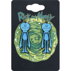 Rick And Morty Mr. Meeseeks Kolczyki - Earpin niebieski. Niebieskie kolczyki damskie marki Rick And Morty, metalowe. Za 54,90 zł.