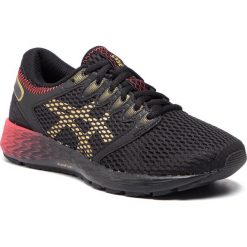 Buty ASICS - RoadHawk FF 2 1012A503 Black/Rich Gold 001. Czarne buty sportowe damskie Asics, bez wzorów, ze skóry ekologicznej, sportowe, do biegania. W wyprzedaży za 339,00 zł.