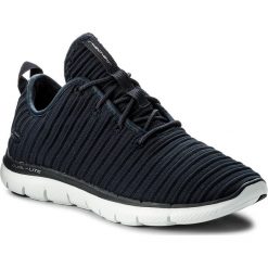 Sneakersy SKECHERS - Estates 12899/NVY Navy. Niebieskie półbuty damskie Skechers, na co dzień, bez wzorów, z tworzywa sztucznego, bez obcasa, na płaskiej podeszwie, bez zapięcia. W wyprzedaży za 229,00 zł.