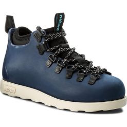 Trapery NATIVE - Fitzsimmons Regatta Blue/Bone White. Niebieskie buty chłopięce zimowe marki Native, z materiału, na niskim obcasie. W wyprzedaży za 349,00 zł.