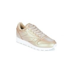 Buty Reebok Classic CL LEATHER PEARL. Żółte trampki i tenisówki damskie Reebok Classic, bez wzorów, bez zapięcia. Za 319,20 zł.