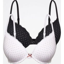 Biustonosz w groszki 2 pack - Kremowy. Białe biustonosze Reserved, w grochy. Za 69,99 zł.