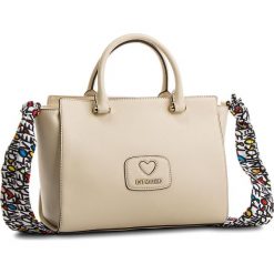 Torebka LOVE MOSCHINO - JC4256PP05KF0110 Avorio. Brązowe torebki klasyczne damskie marki Love Moschino, ze skóry ekologicznej, duże. W wyprzedaży za 489,00 zł.