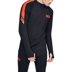 Under Armour Bluza Czarny. Czarne bluzy męskie Under Armour, m, bez wzorów, z elastanu, bez kołnierzyka, bez rękawów, bez kaptura. Za 326,95 zł.
