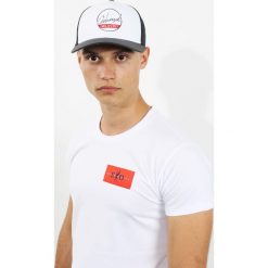 Czapka Trucker Grey&White. Szare czapki męskie Edward Orlovski, bez wzorów. Za 59,00 zł.