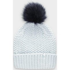 Czapka damska CAD067 - jasny niebieski. Niebieskie czapki damskie . W wyprzedaży za 44,99 zł.