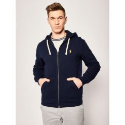 Bluza Polo Ralph Lauren 710548546. Niebieskie bluzy męskie Polo Ralph Lauren, s, bez wzorów, z bawełny, polo, bez rękawów, bez kaptura. W wyprzedaży za 449,00 zł.