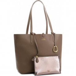 Torebka LAUREN RALPH LAUREN - Merrimack 431699029002 Taupe/Gunmetal. Brązowe torebki klasyczne damskie marki Lauren Ralph Lauren, ze skóry ekologicznej. W wyprzedaży za 549,00 zł.
