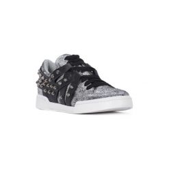 Buty At Go GO MICROCRACK ARGENTO. Szare trampki i tenisówki damskie At Go, bez wzorów, bez zapięcia. Za 454,12 zł.