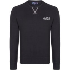 Giorgio Di Mare Bluza Męska gi6051015 M Czarny. Czarne bluzy męskie marki Giorgio di Mare, m. W wyprzedaży za 189,00 zł.