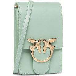 Torebka PINKO - Love Smart Simply Fl. PE 20 PLTT 1P21LQ Y5FF Aqua Green T31. Zielone listonoszki damskie Pinko, na co dzień, bez wzorów, ze skóry, bez dodatków. W wyprzedaży za 589,00 zł.