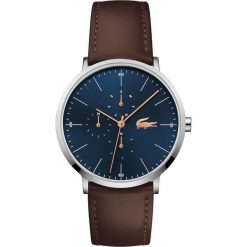 Zegarek LACOSTE - Moon 2010976 Brown/Silver. Szare zegarki męskie Lacoste. W wyprzedaży za 699,00 zł.