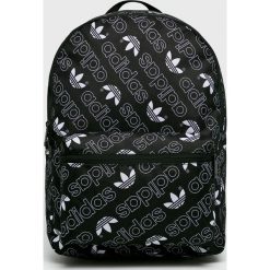 Adidas Originals - Plecak. Czarne plecaki męskie adidas Originals, bez wzorów, z poliesteru. Za 149,90 zł.