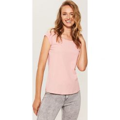 T-shirt basic - Różowy. Czerwone t-shirty damskie House, l. Za 17,99 zł.