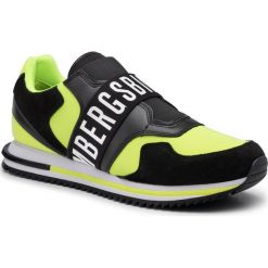 Sneakersy BIKKEMBERGS - Haled B4BKM0053 Yellow Fluo/Black. Czarne sneakersy męskie Bikkembergs, bez zapięcia. W wyprzedaży za 539,00 zł.