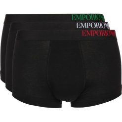 Emporio Armani 3-pack Bokserki Czarny. Czarne bokserki męskie z elastanu. Za 192,95 zł.