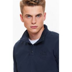Bluza męska nierozpinana ze stójką. Bluzy męskie na zimę, xl, z dzianiny. W wyprzedaży za 49,99 zł.