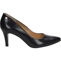 Czółenka - 1062 T BL J16. Czarne buty ślubne damskie Venezia, ze skóry. Za 179,00 zł.