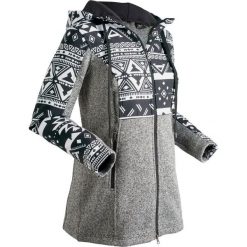 Bluza rozpinana z polaru bonprix czarny. Czarne bluzy damskie bonprix, bez wzorów, z polaru, bez rękawów, bez kaptura. Za 179,99 zł.