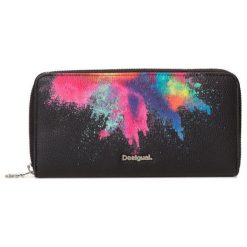 Desigual Portfel Damski Mone Holi Fiona, Czarny. Czarne portfele damskie marki Desigual. W wyprzedaży za 179,00 zł.