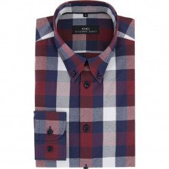 Koszula BIAGIO slim 16-03-13. Szare koszule męskie marki Giacomo Conti, m, z bawełny, button down, z długim rękawem. Za 149,00 zł.