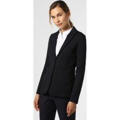 Comma casual identity - Blezer damski, niebieski. Niebieskie bolerka i narzutki damskie comma casual identity, bez wzorów, bez rękawów. Za 399,95 zł.