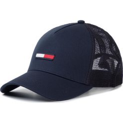 Czapka z daszkiem TOMMY JEANS - Tjw Trucker Flag Cap AW0AW07224 CBK. Niebieskie czapki damskie z bawełny. W wyprzedaży za 139,00 zł.