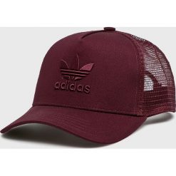 Adidas Originals - Czapka. Brązowe czapki damskie marki adidas Originals, z bawełny. Za 79,90 zł.