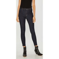 Answear - Jeansy. Niebieskie jeansy damskie ANSWEAR, s, z podwyższonym stanem. W wyprzedaży za 59,90 zł.