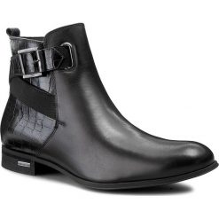 Kozaki GINO ROSSI - MBV207-E88-3VVE-9999-F 99. Czarne glany męskie Gino Rossi, z materiału. W wyprzedaży za 329,00 zł.