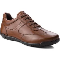 Sneakersy GEOX - U Edgware C U843BC 043BC C6001 Cognac. Pomarańczowe sneakersy męskie Geox, na co dzień, bez wzorów, ze skóry ekologicznej, klasyczne, bez zapięcia. W wyprzedaży za 239,00 zł.
