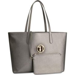 Torebka TRUSSARDI JEANS - Sophie Shopper E/W Lg 75B00838 E285. Szare torby damskie na zakupy Trussardi Jeans, bez wzorów, z jeansu, klasyczne, bez dodatków. Za 559,00 zł.