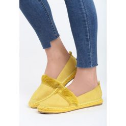 Żółte Espadryle Beautiful Surprise. Żółte espadryle damskie Born2be, bez wzorów, bez obcasa, na płaskiej podeszwie. Za 59,99 zł.