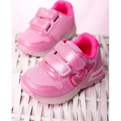 Różowe buty sportowe na rzepy casu x506a. Różowe buty dziewczęce sportowe Casu, bez wzorów, na rzepy. Za 59,99 zł.