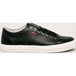 Levi's - Trampki. Czarne trampki męskie Levi's®, bez wzorów, z gumy, na sznurówki. Za 259,90 zł.