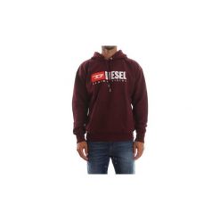Bluzy Diesel 00SH34 0CATK S-DIVISION. Czerwone bluzy męskie Diesel, s, bez wzorów, bez kołnierzyka, bez rękawów, bez kaptura. Za 428,12 zł.
