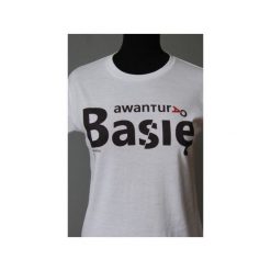 Awantura o Basię. Białe t-shirty damskie marki Kurdemol, s, bez wzorów, z dresówki, z dekoltem na plecach. Za 75,00 zł.
