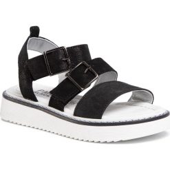Sandały PRIMIGI - 5436211 S Nero. Czarne sandały dziewczęce Primigi, z zamszu, bez zapięcia. Za 259,00 zł.