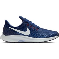 Buty Nike Air Zoom Pegasus 35 W Atramentowo-Niebieskie. Niebieskie buty sportowe damskie Nike, bez wzorów, z meshu, do biegania. Za 449,99 zł.