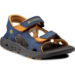Sandały COLUMBIA - Childrens Techsun Vent BC4566 Carbon/Super Solarize 469. Niebieskie sandały chłopięce marki Columbia, ze skóry ekologicznej. W wyprzedaży za 99,00 zł.
