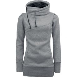 Bluzy damskie: Forplay Smart Hoodie Bluza z kapturem damska szary