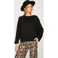 Answear - Sweter Nomad. Czarne swetry damskie ANSWEAR, s, bez wzorów, z wiskozy, z krótkim rękawem, krótkie, bez kaptura. W wyprzedaży za 69,90 zł.