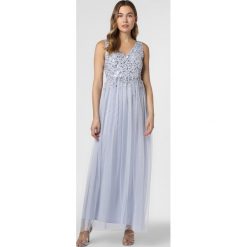 Lipsy - Damska sukienka wieczorowa, niebieski. Niebieskie sukienki damskie Lipsy, bez wzorów, eleganckie, bez kołnierzyka, bez rękawów. Za 699,95 zł.
