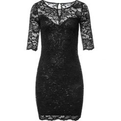 Sukienka koktajlowa Guess Bonnie W93K0F K8TA0. Czarne sukienki damskie Guess, xs, z aplikacjami, z elastanu, wizytowe, bez kołnierzyka, bez rękawów. W wyprzedaży za 329,00 zł.