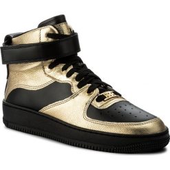 Sneakersy RED VALENTINO - NQ0S0A12 Oro/Nero 0RN. Żółte półbuty damskie Red Valentino, ze skóry. W wyprzedaży za 699,00 zł.