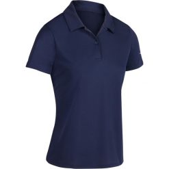 Koszulka polo tenis DRY 100 damska. Niebieskie koszulki damskie polo ARTENGO, bez wzorów, z poliesteru, polo, bez rękawów, bez kaptura, tenisowe. Za 24,99 zł.