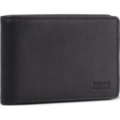Mały Portfel Męski BOSS - Majestic S 50411241 Black 001. Czarne portfele męskie Boss, bez wzorów, ze skóry. W wyprzedaży za 379,00 zł.